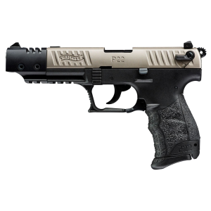 Walther Arms 5120337 P22 Target *CA Compliant 22 LR 5 in 10+1 Black Black Interchangeable Backstrap Grip