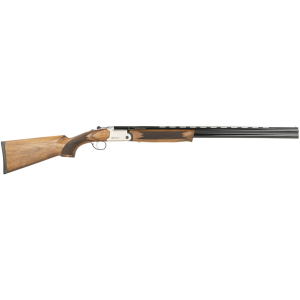 Gforce Arms GFS161228 S16 Filthy Pheasant Full Size 12 Gauge Break Open 3 in 2rd 28 in Black Vent Rib Barrel, Nickel-Plated Engraved Aluminum Receiver, Fixed Turkish Walnut Wood Stock, Shotgun