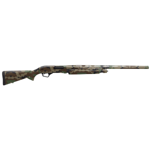 Winchester 512433291 SXP Waterfowl Hunter 12 Gauge 26 in 4+1 (2.75 in) 3.5 in Chamber, Woodland Camo, TruGlo Fiber Optic Sight, Includes 3 Invector-Plus Chokes, Shotgun
