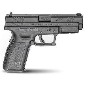 Springfield Armory XDD9101 XD Service Defender Legacy 9mm Luger 10+1 4 in Black Melonite Steel Barrel & Serrated Steel Slide, Black Polymer Frame w/Picatinny Rail, Black Polymer Grip, Pistol