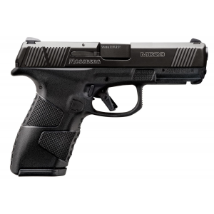 Mossberg 89014 MC-2 Compact 9mm Luger 3.90 in 15+1 13+1 Matte Black Black Stainless Steel DLC Slide Black Polymer Grip Crossbolt Safety