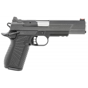 Wilson Combat SFX9 9mm Luger 5 in 15+1 (2) Black Aluminum Frame with Accessory Rail Black DLC Stainless Steel Slide Fluted Match Grade Barrel Black Aluminum Textured Grip Ambi Safety