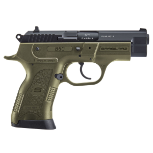 858763007046 SAR-USA B6 9MM 3.8 inch barrel 13 Round Olive Drab