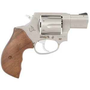 Taurus 232729TW 327 Small Frame 327 Federal Mag 6rd 2 in Matte Stainless Steel Barrel, Cylinder & Frame, Walnut Grip, Hammer Safety