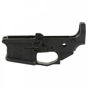 American Defense Mfg. UIC BILLET, Semi-auto, Stripped Lower Receiver, 223 Remington/556NATO, Anodized Finish, Black, Includes Installed Ambidextrous Mag Release and Bolt Catch AD-UICLS-BLK - American Defense