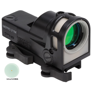 Meprolight USA 626210 Mepro M21 Black 1x 30mm 4.3 MOA Dot Illuminated Reticle