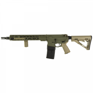 Sons of Liberty Gun Works LRF, Sage Dynamics, Semi-auto, AR, 223 Remington/556NATO, 13.7 in Pinned (16 in OAL) Barrel, Mid-Length Gas System, Cerakote Finish, Olive Drab Green, Flat Dark Earth Magpul - Sons Of Liberty