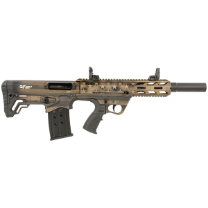 Gforce Arms GFY1USBNZ GFY-1 12 Gauge 3 in 5+1 18.50 in, Burnt Bronze American Flag, Bullpup with, Pistol Grip Stock, Picatinny Rail with Flip Up Sights, Shotgun