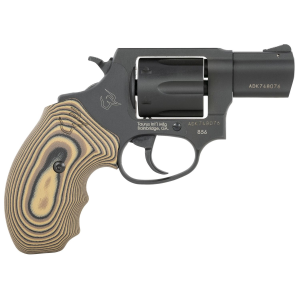 Taurus 285621VZ19 856 38 Special 6rd 2 in, Matte Black Carbon Steel, Brown VZ Cyclone Grip