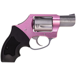 CHARTER Arms 53831 Undercover Lite Pink Lady Small 38 Special, 5 Shot 2 In Stainless Steel Barrel & Cylinder, Pink Aluminum Frame W/black Finger Grooved Rubber Grip, Concealed Hammer , Revolver