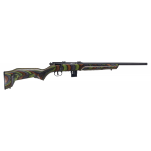 SAVAGE Arms 96636 Mark Ii Minimalist 17 Hmr Caliber With 10+1 Capacity, 18in Barrel, Matte Black Metal Finish Boyd's Minimalist Green Laminate Stock Right Hand (full Size)