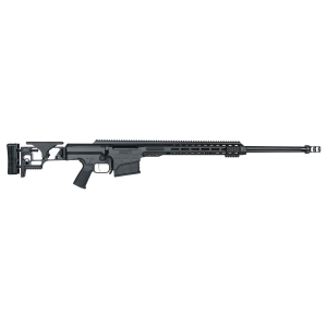 Barrett 18484 MRAD 300 Norma Mag 10+1 26 in Fluted Barrel, Black 7075-T6 Aluminum Receiver, Side Folding Stock w/Adjustable Comb, Geissele SSA Two-Stage Trigger, Magpul Grip, Safety &, Magazine Release, Rifle