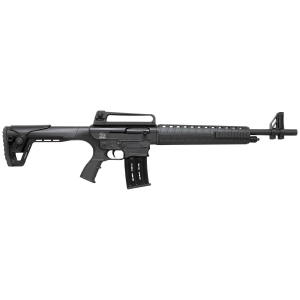 Charles Daly AR-12S, Semi-automatic, 12 Gauge, 3 in Chamber, 18.9 in Barrel, Modified Choke (Beretta/Benelli Mobil), Matte Finish, Black, Polymer Fixed Stock, 5 Rounds, 1 Magazine 930.190 - Charles Daly