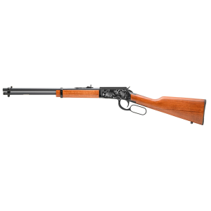 Rossi Rossi Rio Bravo RL22181WD-EN14, Lever Action, 22LR, 18 in Barrel, Matte Finish, Black, Wood Stock