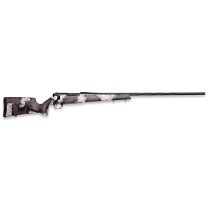 Weatherby MHC01N7MMPR6B Mark V High Country 7mm PRC 3+1 24 Graphite Black Cerakote Fluted Threaded Barrel, Drilled & Tapped Steel Receiver, Fixed Peak 44 Bastion WYO Brown w/Backpack Brushed Accents Carbon Fiber Stock, Right Hand, Rifle