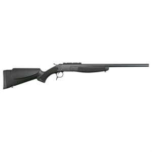 CVA Scout, Single Shot Rifle, .44 Magnum, 25 in Fluted Barrel, Blued Finish, Synthetic Stock, Black, Ambidextrous, Scope Rail, 1 Round CR4431