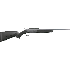 CVA Scout, Single Shot Rifle, 6.5 Creedmoor, 20 in Fluted Barrel, Blued Finish, Synthetic Stock, Black, Ambidextrous, 1 Round, Scope Rail CR4815