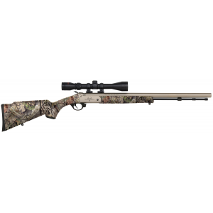 Traditions R572110847 Buckstalker XT 50 Cal 209 Primer 24 in Stainless Cerakote G-2 Vista Camo Synthetic Stock 3-9x40 Scope - Traditions