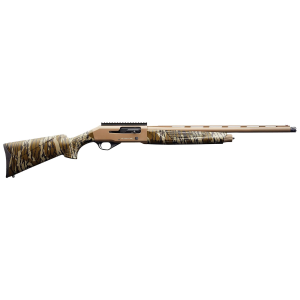 Charles Daly 930313 601 12 Gauge 4+1 3 in 24 in Vent Rib Barrel, FDE Aluminum Receiver, Mossy Oak Bottomland Synthetic Stock, Fiber Optic Front/Picatinny Rail Rear, Includes 3, Choke Tubes, Shotgun