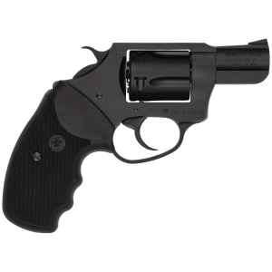 CHARTER Arms 13820 Undercover Lite Small 38 Special, 5 Shot 2 In Black Stainless Steel Barrel & Cylinder, Black Passivate Aluminum Frame W/black Finger Grooved Rubber Grip, Exposed Hammer , Revolver