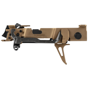 Sig Sauer 8900160 P320 Custom Works Fire Control Unit *FFL Item (FCU Only), 9mm Luger/40 S&W/357 Sig, Gold Nitride, Titanium Frame & Flat Face Skeletonized Trigger, Fits Sig P320 Parts