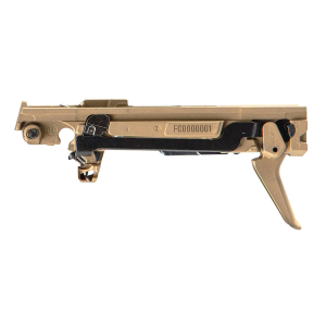 Sig Sauer 8900164 P365 Custom Works Fire Control Unit *FFL Item (FCU Only), 9mm Luger/380 ACP, Gold Nitride, Titanium Frame & Flat Face Trigger, Fits Sig P365 Parts
