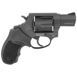 Taurus 2-32721 327 327 Federal Mag 6rd 2 in Overall Matte Black Carbon Steel with Black Rubber Grip