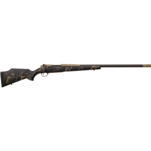 Weatherby Mark V CarbonMark Rifle 300 WBY 28 in Gray and Tan with Brake RH MCM01N300WR8B