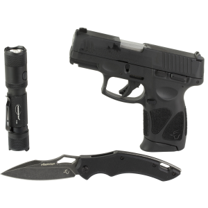 Taurus G3C 1-G3C931-CK6, Semi-automatic, Striker Fired, Polymer Frame Pistol, 9MM, 3.26 in Barrel Matte Finish