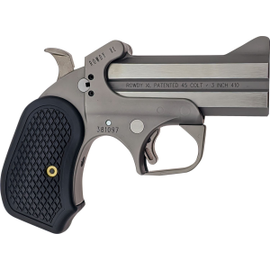 Bond Arms BARWXL Rowdy XL 45 Colt (LC) .410 2rd Shot 3.50 in Matte Stainless Steel Frame Black Extended B6 Resin Grips