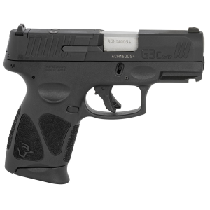 Taurus 1G3CP931MA G3C *MA Compliant 9mm Luger 10+1 3.20in Matte Stainless Steel Barre,l Matte Black Tenifer Optic Cut/Serrated Slide, Black Polymer Frame w/Picatinny Rail, Black Polymer Grips