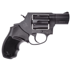 Taurus 285621UL 856 Ultra-Lite 38 Special +P Caliber with 2 in Matte Black Finish Barrel, 6rd Capacity Matte Black Finish Cylinder/Frame & Finger Grooved Black Rubber Grip