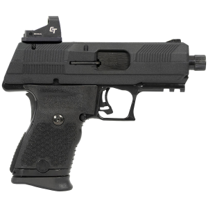 Hi-Point YC9RDCT YC9 w/Red Dot 9mm Luger 10+1 4.12 Black Steel Threaded Barrel, Black YC9 Styled/Serrated Slide, Black Poly Frame w/Pic Rail, Black Plastic Grips, Crimson Trace Red Dot, Pistol