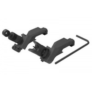Knights Armament Company 45 Degree Offset Folding Sight Set, Fits Picatinny, Black Finish 31593