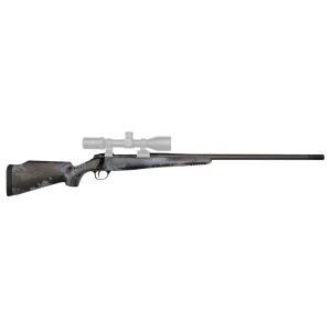 Fierce FCRG7MMRM24TP Carbon Rage Full Size 7mm Rem Mag 3+1 24 in Black C3 Carbon Fiber Barrel, Tungsten Gray Cerakote Titanium Receiver, Phantom Camo Fixed Fierce Tech C3 Stock, Right Hand, Rifle