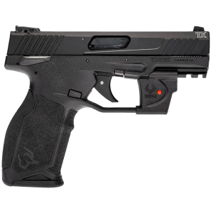 Taurus 1TX22131VL TX22C w/Optic Compact Frame 22 LR 13+1 SAO 3.60 in Matte Black Steel Threaded Barrel, Black Anodized Optic Ready/Serrated Slide, Black Polymer Frame w/Picatinny Rail, Viridian Laser