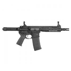 LWRC IC-PSD Gas Piston Pistol ICPSDPR5BB8, 5.56 Nato, 8 in BBl, MIAD Grip, LWRC Folding BUIS Sights, BLK, 30 Rd