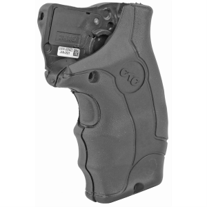 Crimson Trace Corporation Hi-Brite LaserGrip, Fits S&W J Round Butt, RubberWraparound, Red Laser LG-350