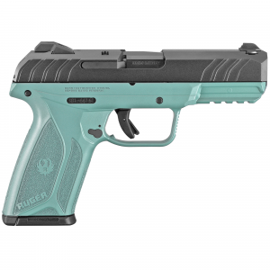 RUGER Security-9 9mm Luger Adj 15-shot Turquoise Frame 3821
