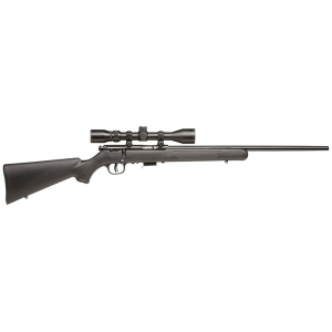 Savage Arms 96209 93R17 FXP 17 HMR Caliber with 5+1 Capacity, 21 in Barrel, Matte Blued Metal Finish, Matte Black Synthetic Stock & AccuTrigger Right Hand (Full Size) Includes 3-9x40mm Scope, Rifle