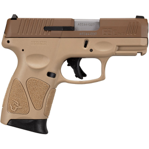 Taurus 1G3C93ETMA G3C *MA Compliant 9mm Luger 10+1 3.20in Matte Coyote Brown Barrel, Coyote Cerakote Serrated Steel Slide, Tan Polymer Frame w/Picatinny Rail, Tan Polymer Grips