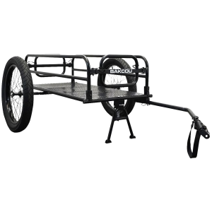 Bakcou E-bikes AFCT Cargo EBike Trailer Includes Kickstand Black 70 in