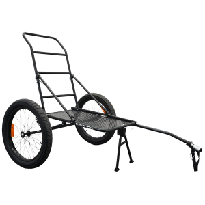 Bakcou E-bikes RFDT Deer EBike Trailer Includes Kickstand Black 72 in