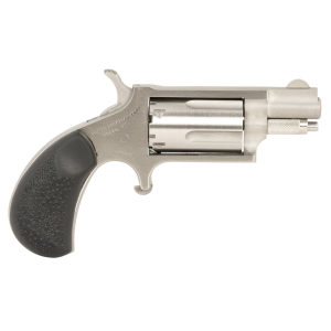 NAA 22MSGRCHSS Mini-Revolver Carry Combo (Holster) Single 22 Mag 1.13 in 5 Rd Black Rubber Grip Stainless Steel