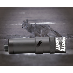 Coyote Light HMECLW Coyote Matte Black Finish White LED Light 800 yds Range