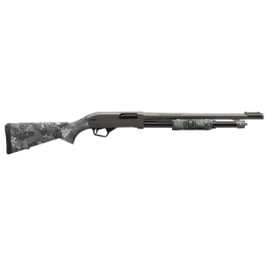 WINCHESTER 512450395 Sxp Hybrid Defender 12 Gauge 3 In Chamber 5+1 (2.75 In) 18 In, Gray Barrel/rec, Truetimber Midnight Synthetic Furniture, Fiber Optic Front, Shotgun