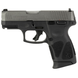 Taurus 1-G3C93C G3c 9mm Luger Caliber with 3.20 in Barrel, 12+1 Capacity, Black Finish Picatinny Rail Frame, Serrated Tungsten Gray Cerakote Steel Slide & Polymer Grip Includes 3 Mags