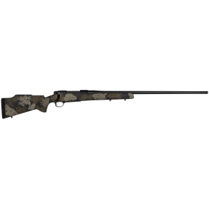 Nosler 41948 M48 Long-Range 26 Nosler 3+1 26 Barrel, Graphite Black Cerakote Metal Finish, Black with Green/Tan Sponge Pattern Manners MCS-T Elite Tac Stock, Rifle