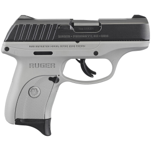 Ruger 13201 EC9s 9mm Luger Black Oxide Alloy Steel 3.12 Barrel 7+1, Gray High Performance Glass-Filled Nylon Frame, Black Oxide Hardened Steel Slide, Pistol