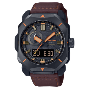 G-shock PRW6900YL5 Casio Pro Trek Black/Brown Size 145-215mm Features Digital Compass - Gshock